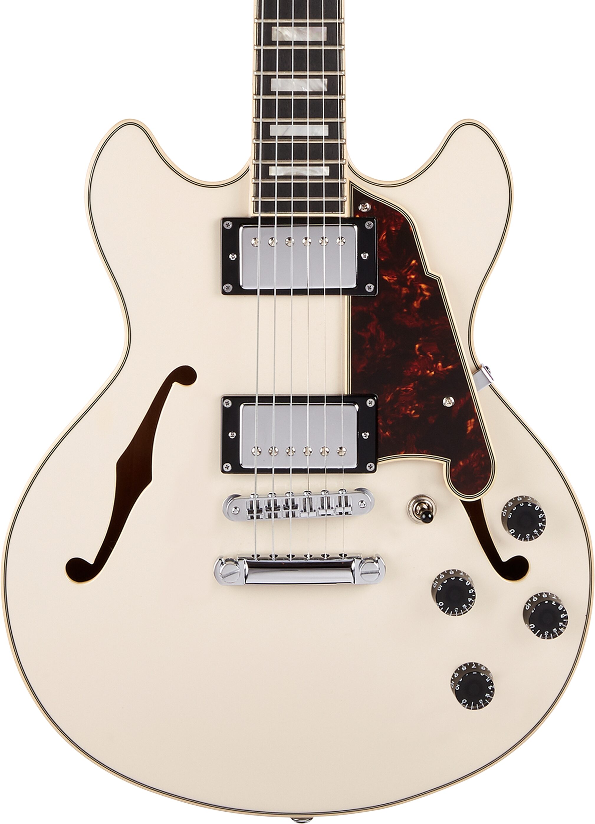 D'Angelico Premier Mini DC Stopbar Electric Guitar (with Gig Bag), Main
