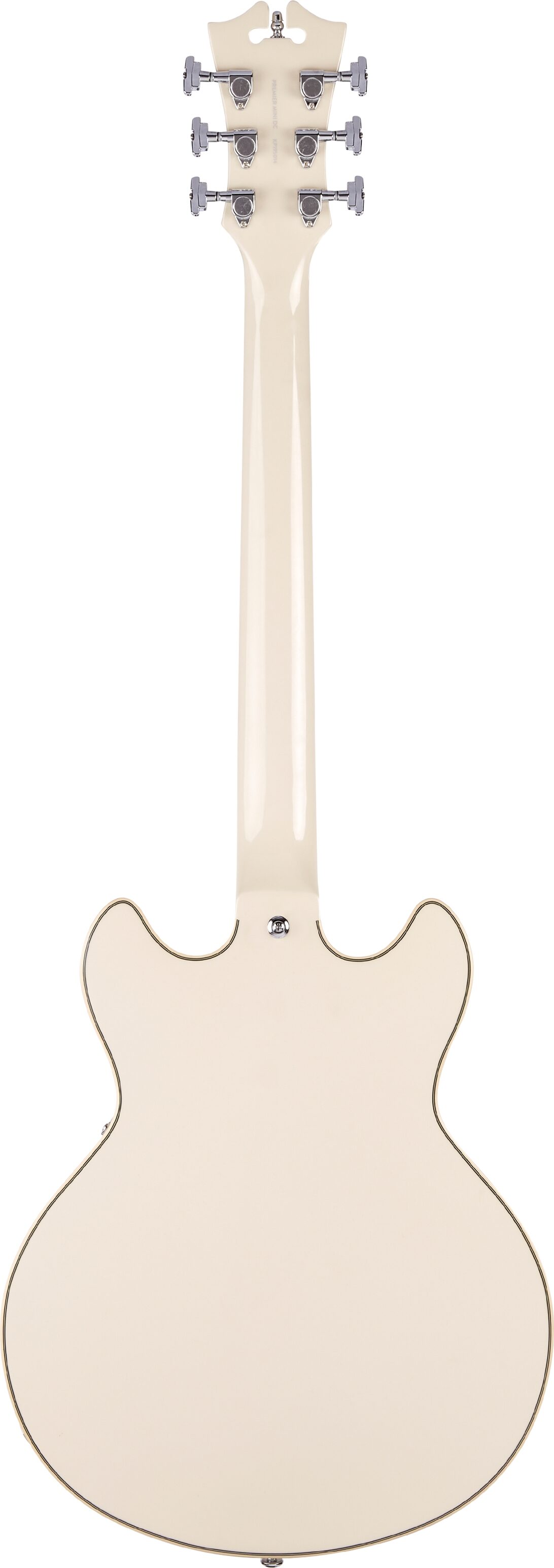 D'Angelico Premier Mini DC Stopbar Electric Guitar (with Gig Bag), Rear detail Back