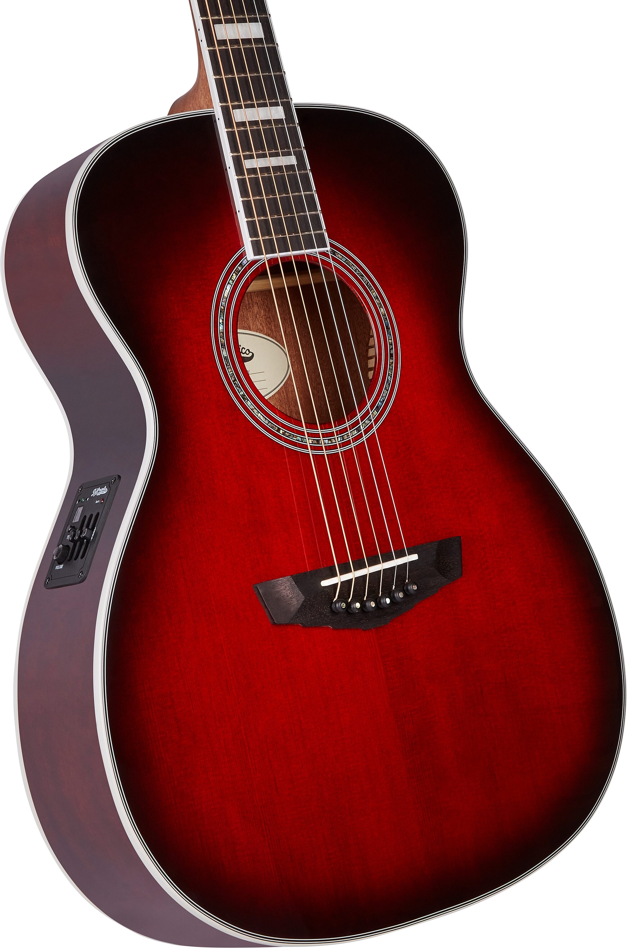 D'Angelico Premier Tammany Acoustic-Electric Guitar, Action Position Back