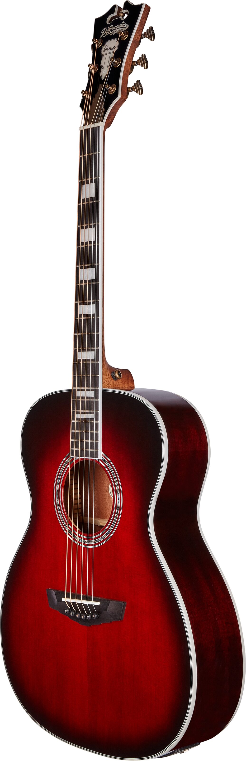 D'Angelico Premier Tammany Acoustic-Electric Guitar, Action Position Back