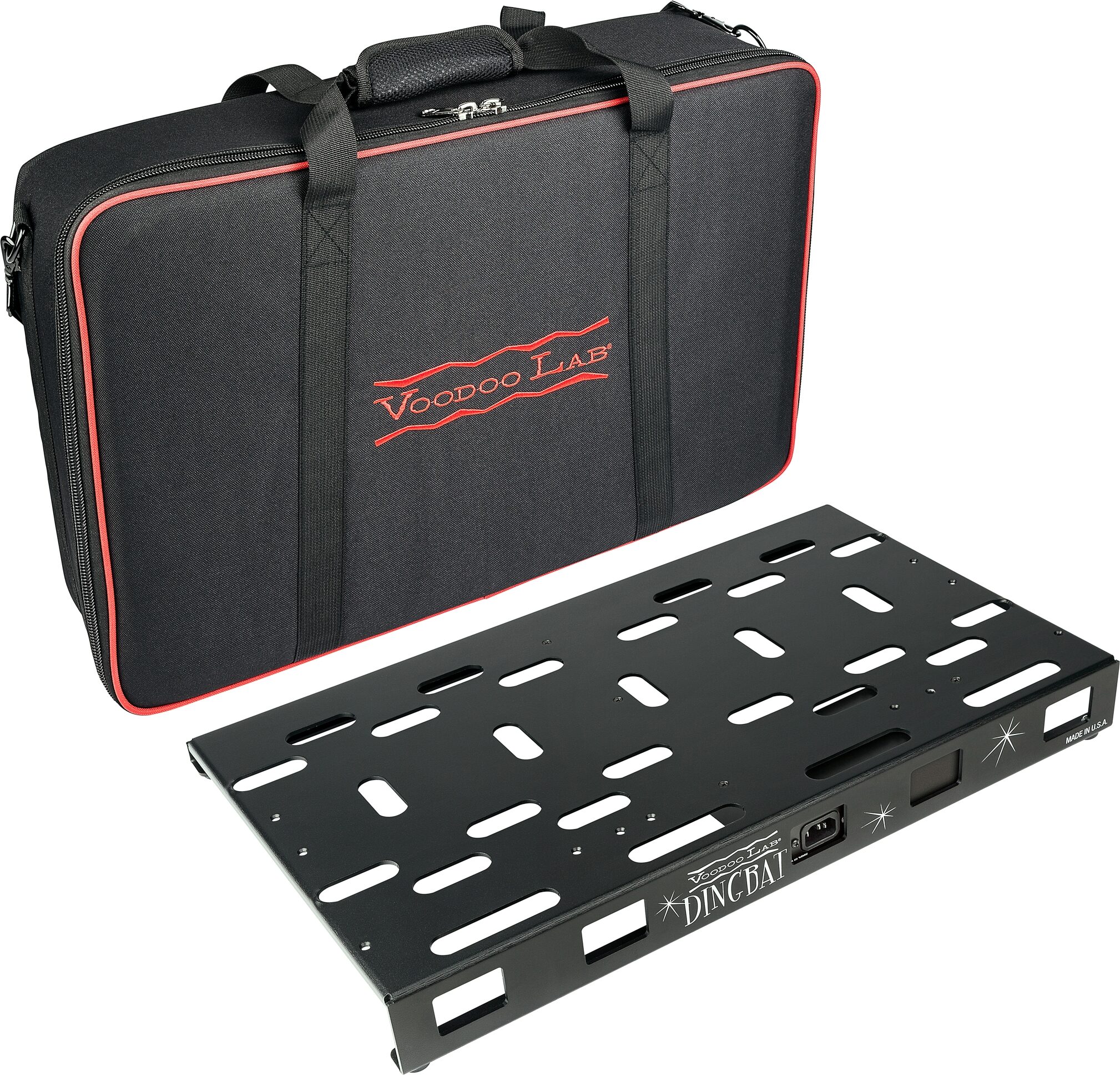 Voodoo Lab Dingbat Medium Pedalboard (with Bag), With PP3 Plus, Open Box (Very Good), Action Position Back