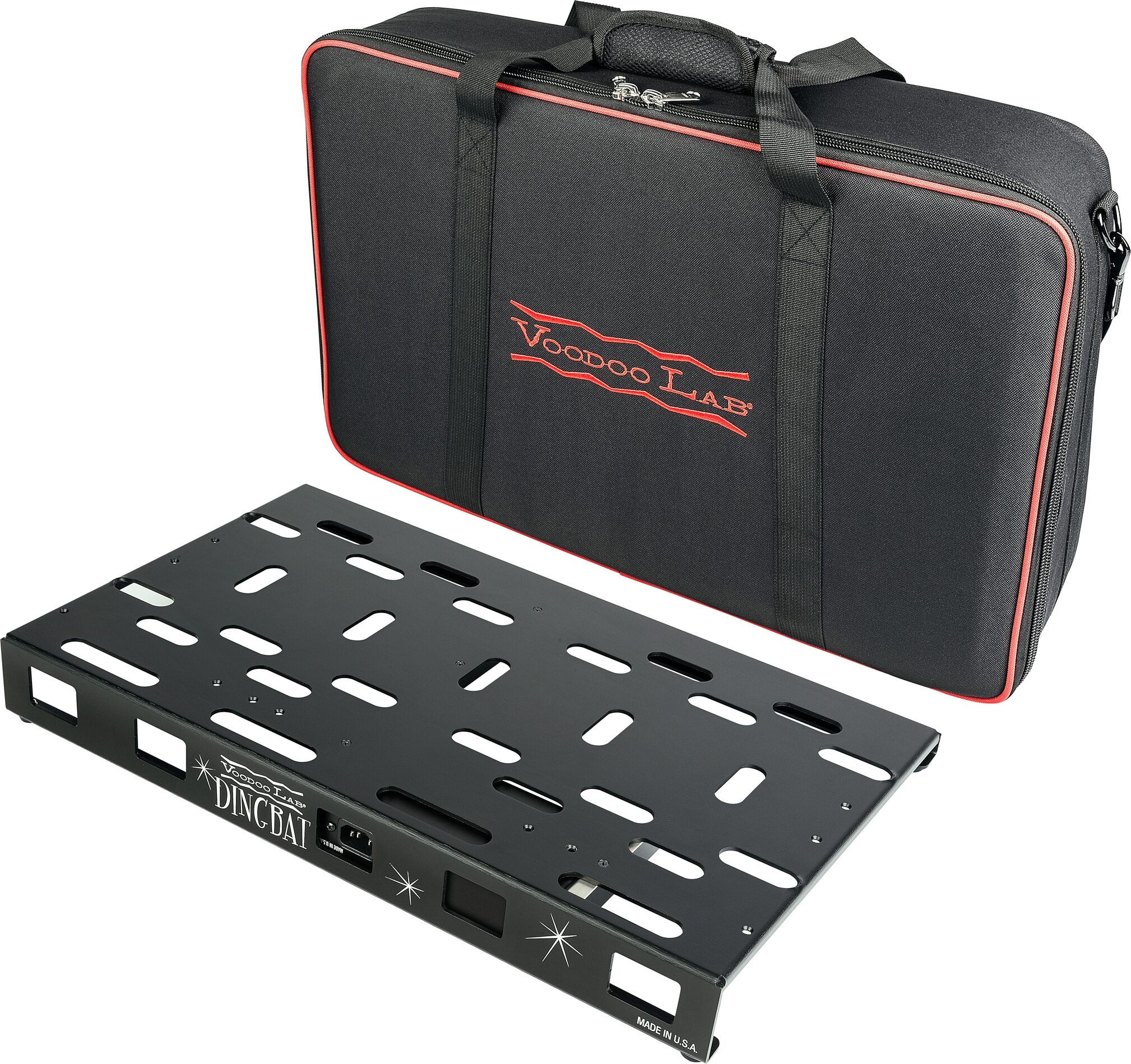 Voodoo Lab Dingbat Medium Pedalboard (with Bag), With PP3 Plus, Open Box (Very Good), Action Position Back