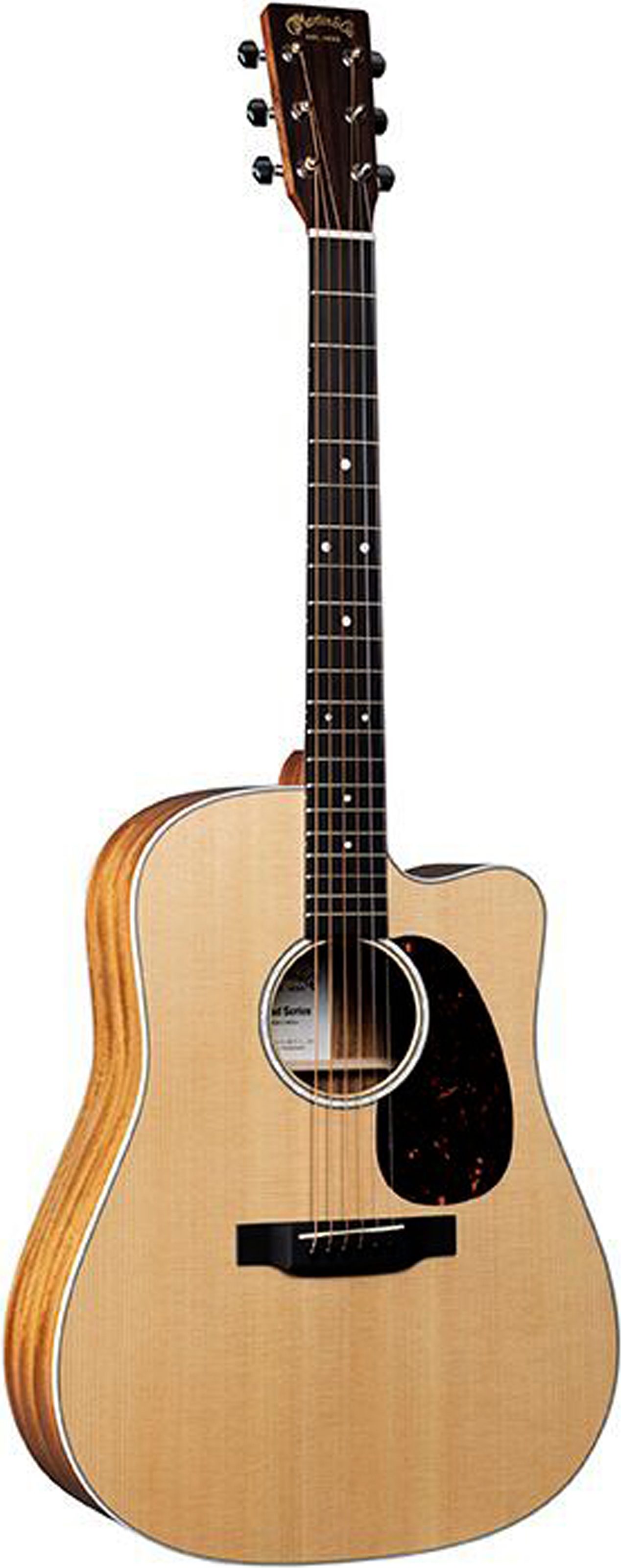 Martin DC-13E Road Series Acoustic-Electric Guitar (with Soft Case), Action Position Back