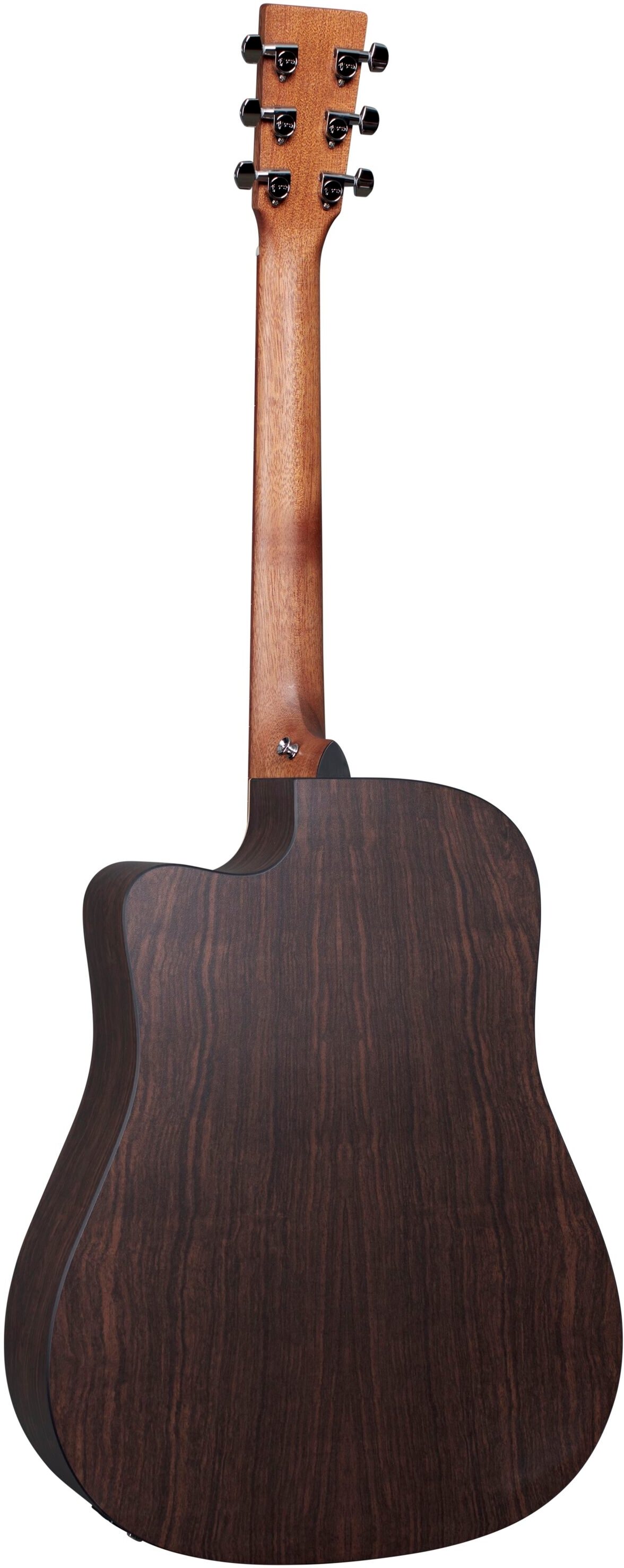 Martin DC-X2E Dreadnought Acoustic-Electric Guitar (with Gig Bag), Main Back
