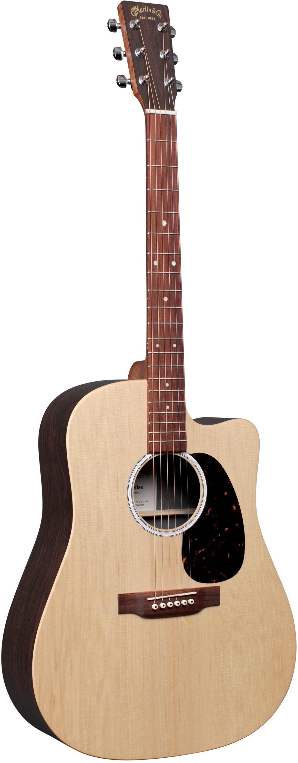 Martin DC-X2E Dreadnought Acoustic-Electric Guitar (with Gig Bag), Main