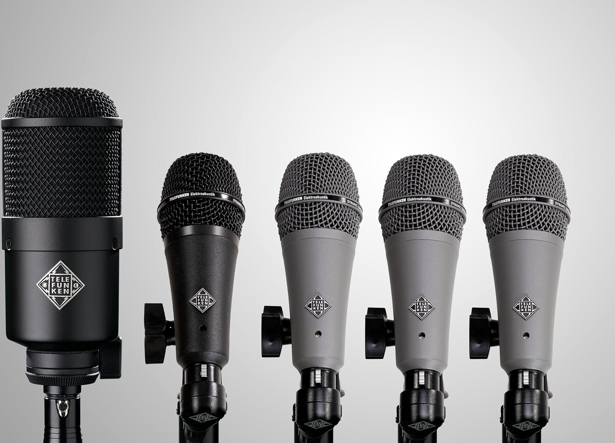 Telefunken DD5 5-Piece Dynamic Drum Microphone Package, Main