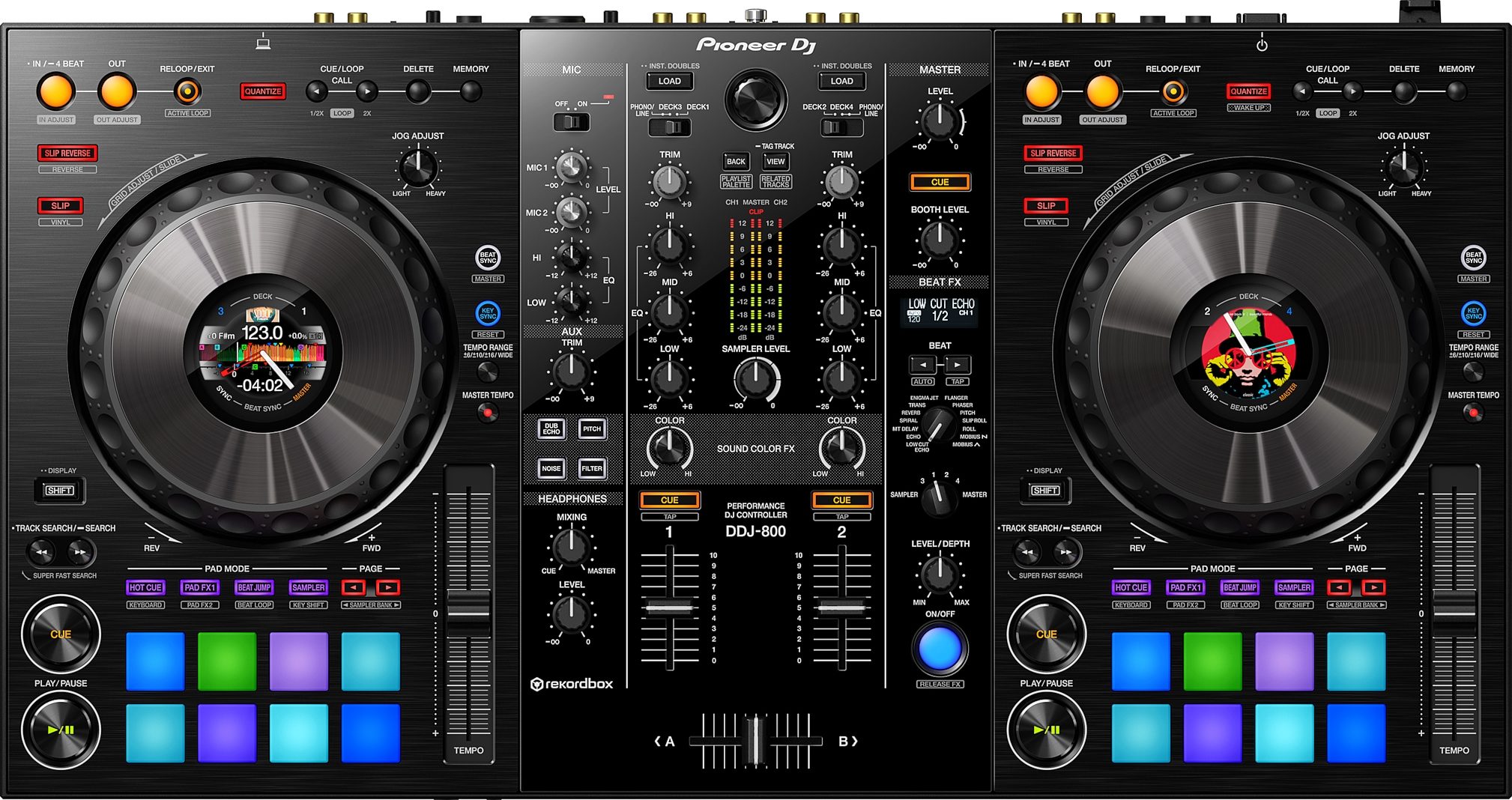 vervaldatum kanker Okkernoot Pioneer DDJ-800 Performance Controller for Rekordbox DJ | zZounds