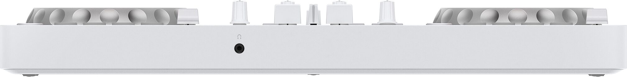 Pioneer DJ DDJ-FLX4 DJ Controller, White, Action Position Back