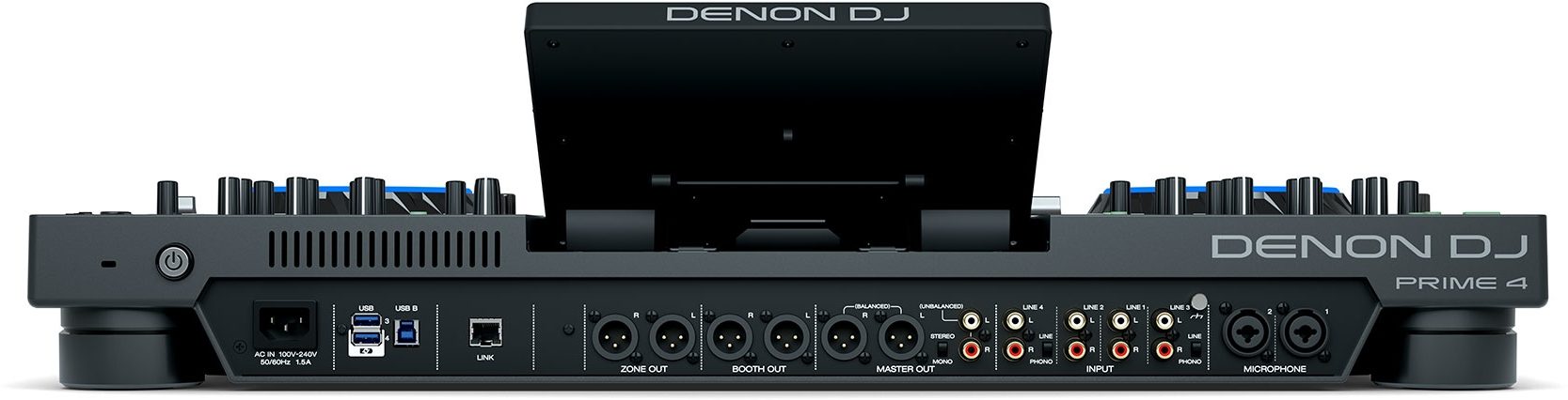 Denon PRIME4XUS Prime 4 4-deck Standalone DJ Controller System with 10  Touchscreen for sale online
