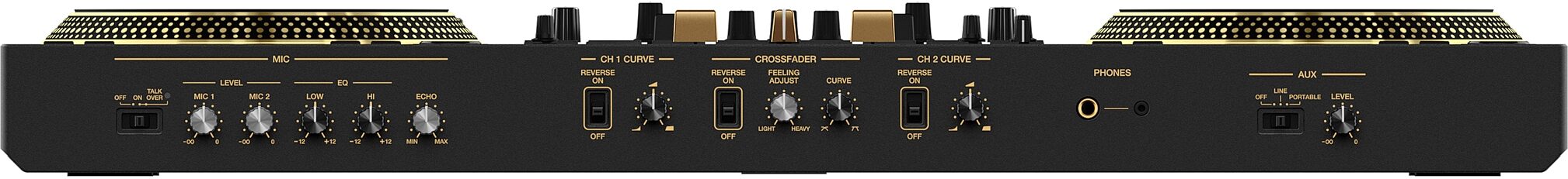 Pioneer DJ DDJ-REV7 DJ Controller, Gold, Action Position Back