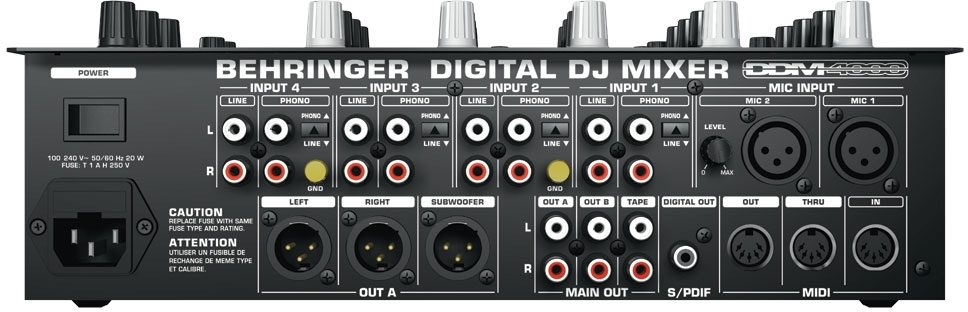 Behringer DDM4000 DJ Mixer with Sampler | zZounds