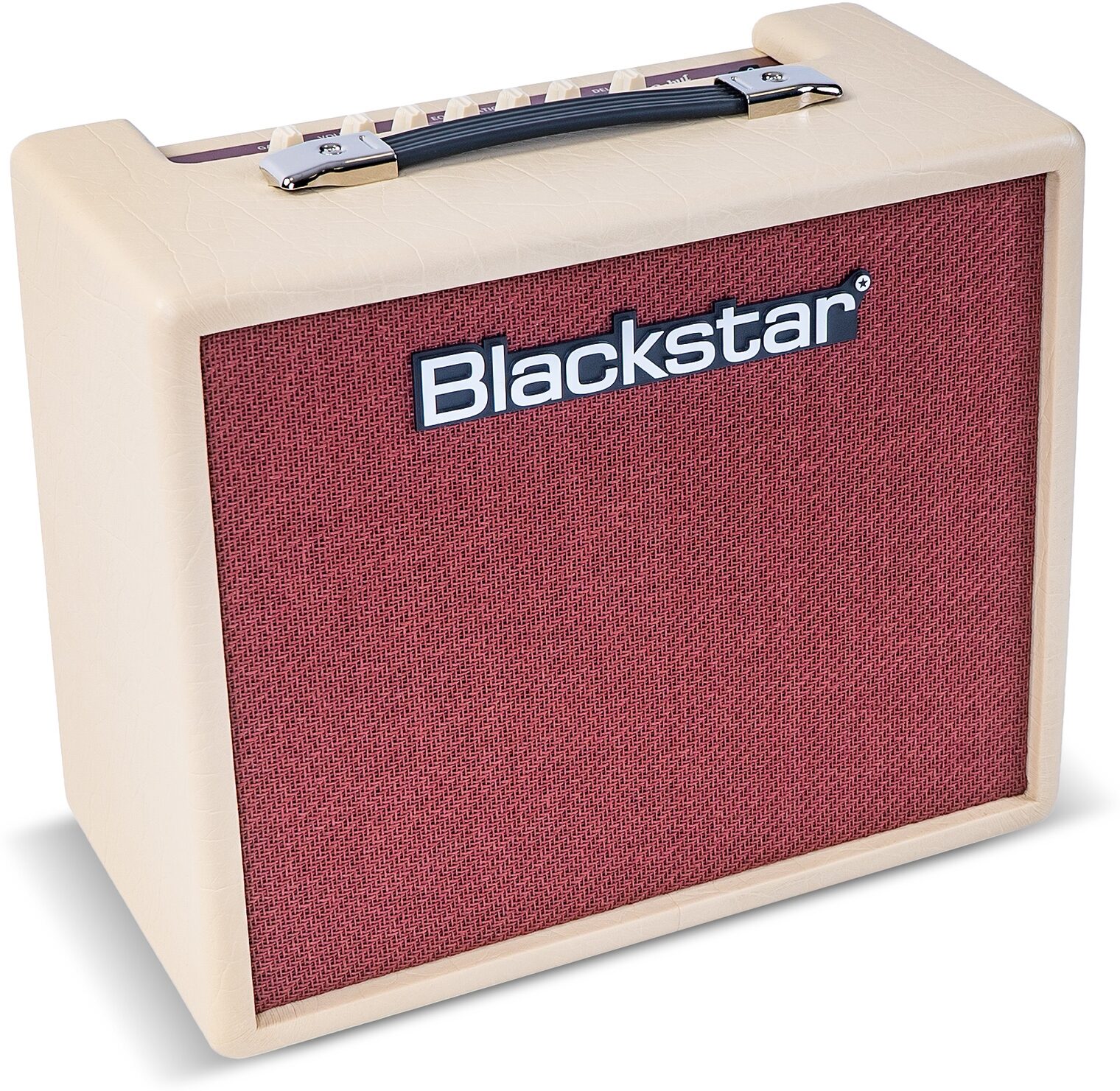 Blackstar Debut 30E Guitar Combo Amplifier (30 Watts, 1x10"), Cream, Action Position Back