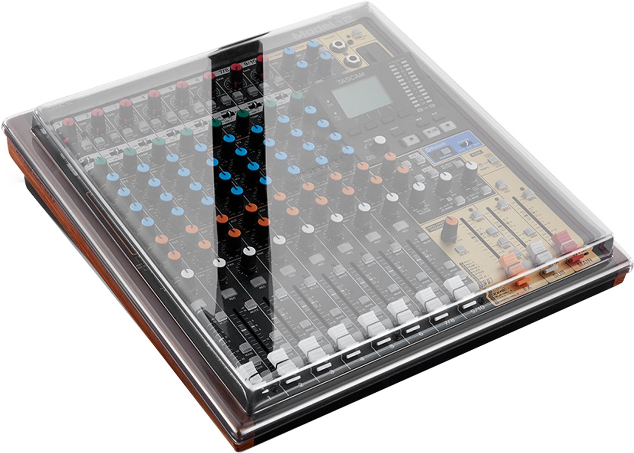 Decksaver Cover for TASCAM Model 12 Mixer, New, Action Position Back