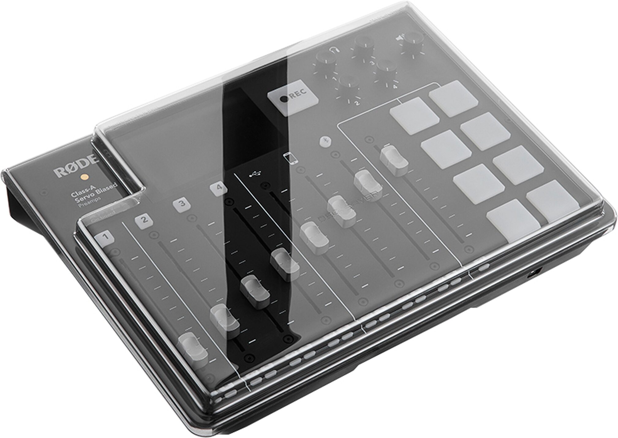 Decksaver Cover for Rode RODECaster Pro, Action Position Back