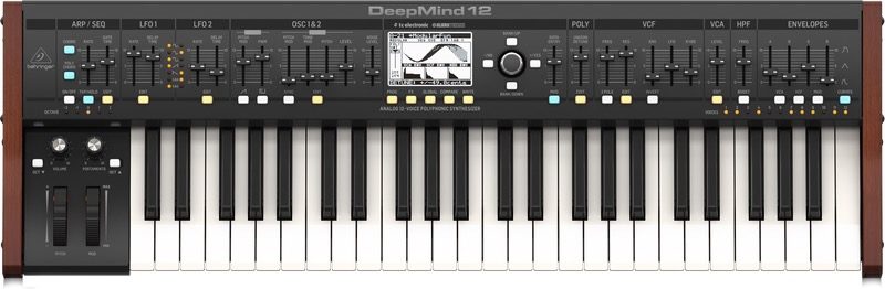 Behringer DeepMind 12 Analog Synthesizer Keyboard, 49-Key