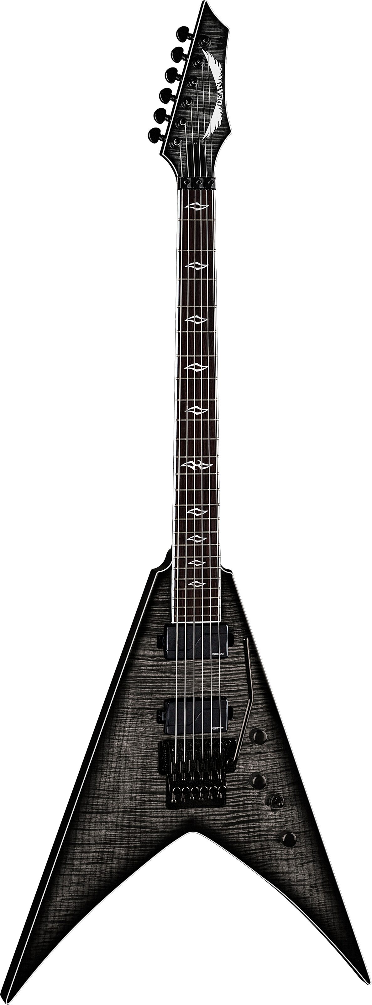Dean Vengeance Select Floyd Fluence Electric Guitar, Action Position Back