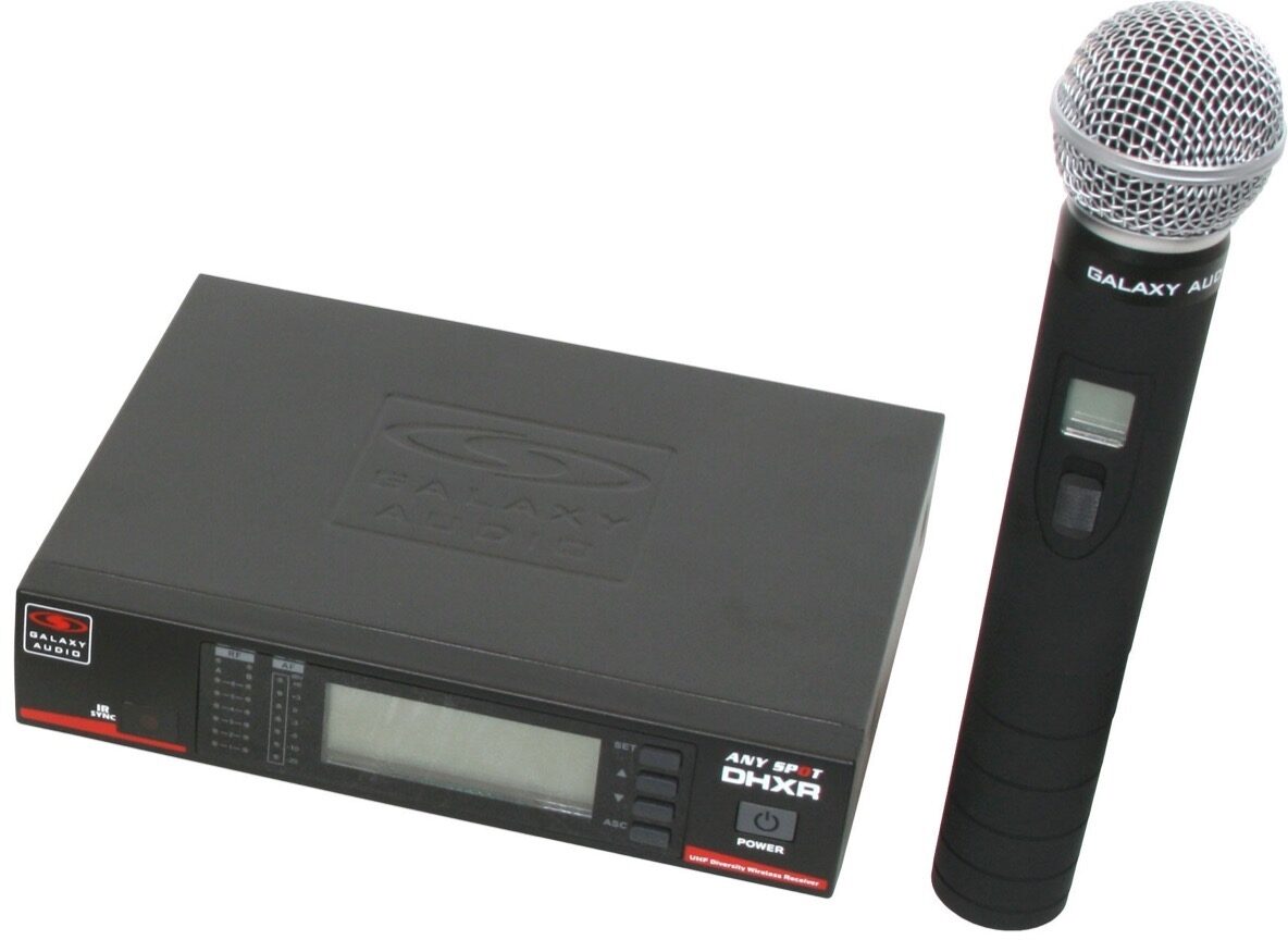 Galaxy Audio DHXR HH65SC Handheld Microphone Wireless System