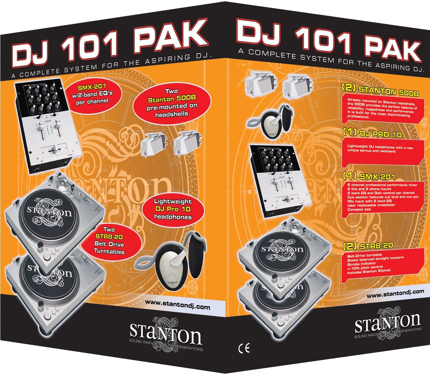 Stanton DJ 101 Pak Starter Package, Main