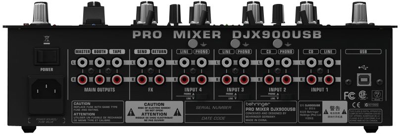 USB DJ Mixer (5-Channel) |