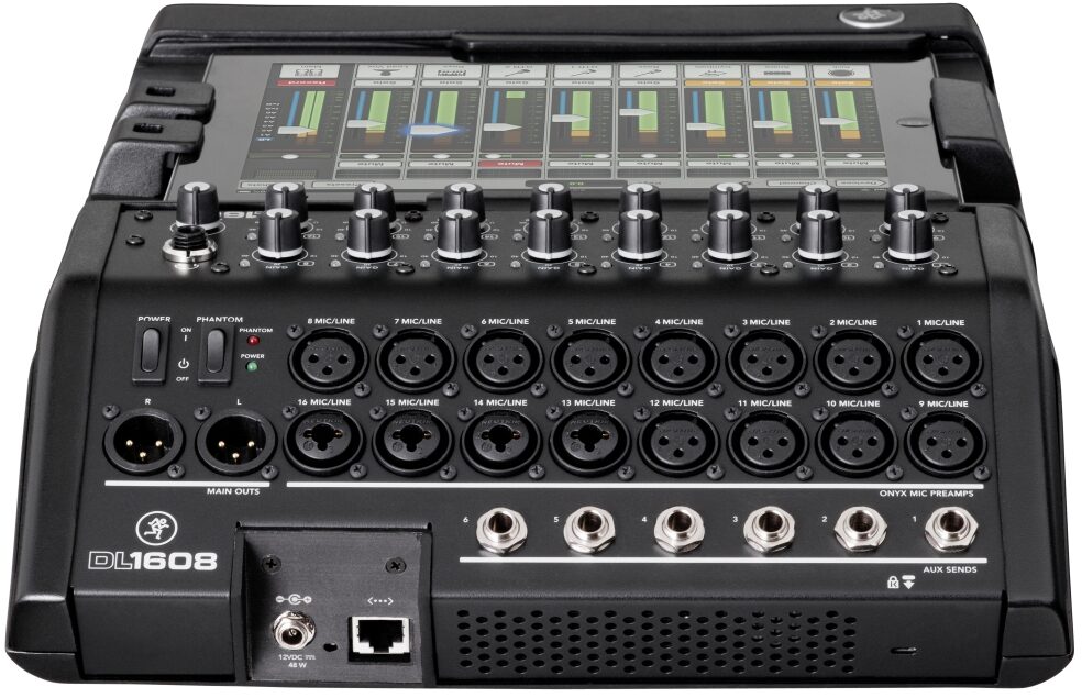 Mackie DL1608 Digital iPad Mixer, with 30-Pin Dock Connector