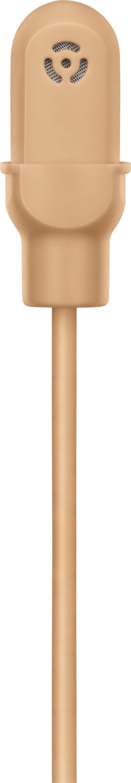 Shure DL4 DuraPlex Omnidirectional Lavalier Condenser Microphone, Tan, MTQG Connector, Detail Front