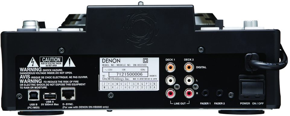 Denon DNHS5500 Direct Drive Turntable Media Player Controller