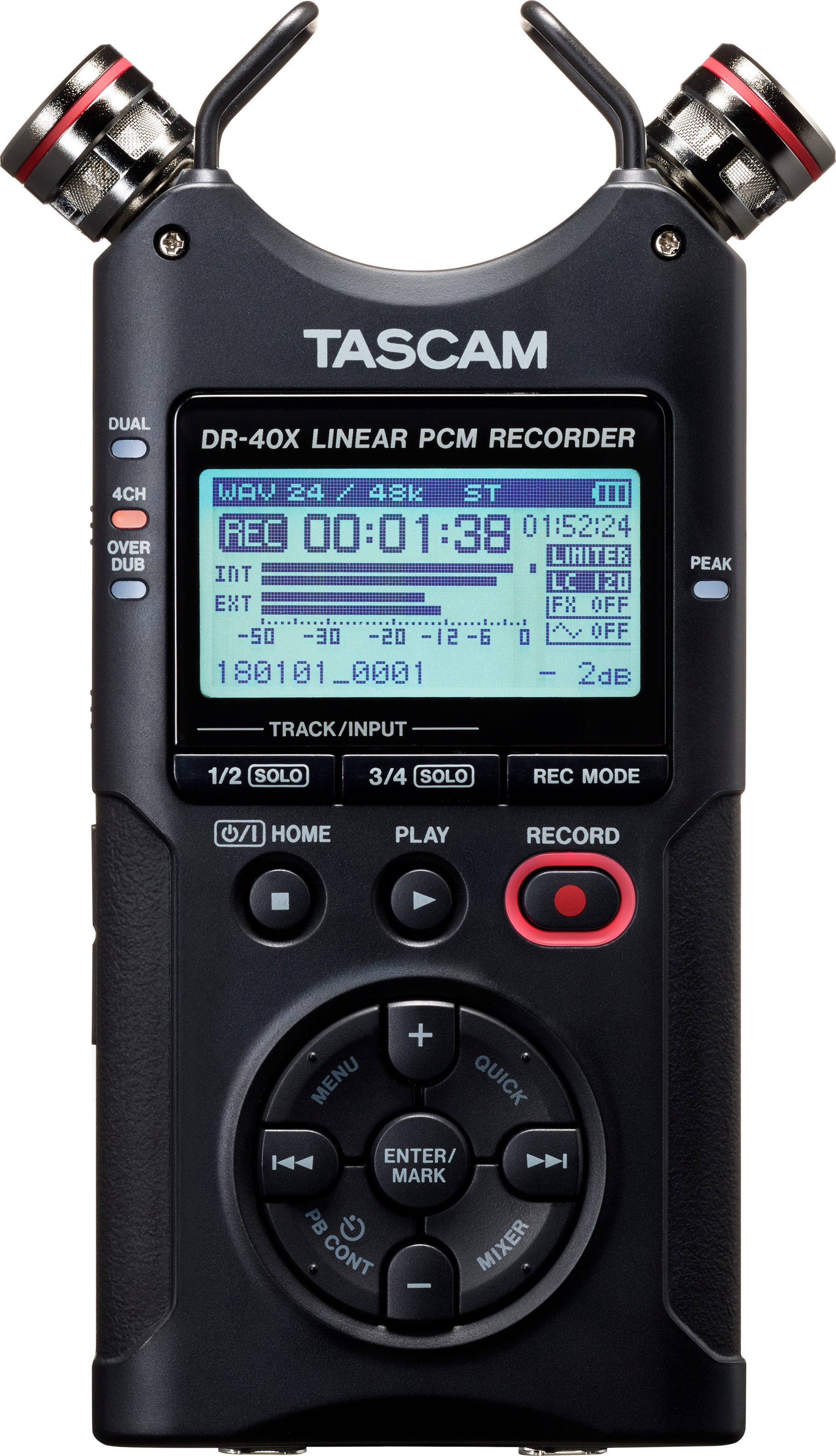 TASCAM DR-40X Handheld Recorder | zZounds