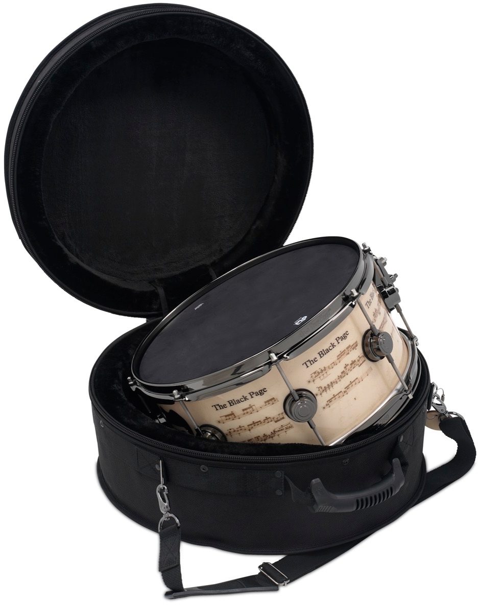 Drum Workshop Icon Bozzio/Zappa Black Page Snare Drum, View 4