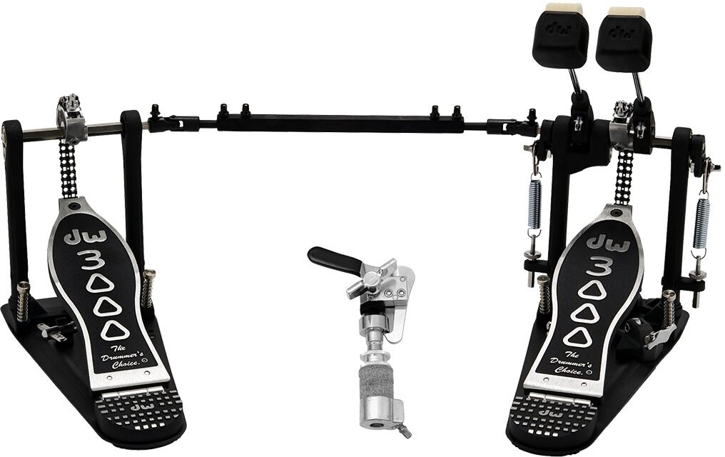 Drum Workshop 3002A Double Bass Drum Pedal, With Gibraltar DC Hi-Hat Drop Clutch, pack