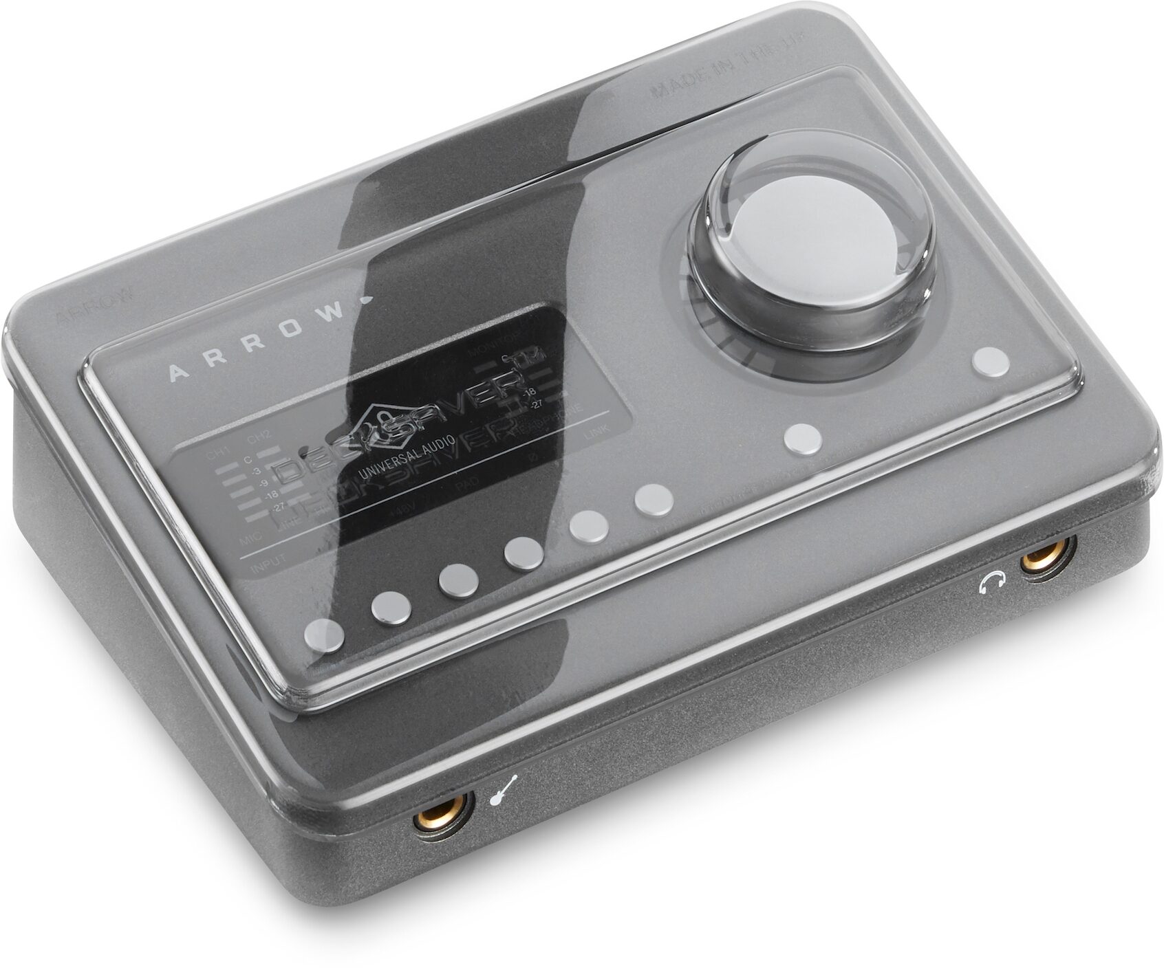 Decksaver Cover for Universal Audio Arrow and Solo, Action Position Back