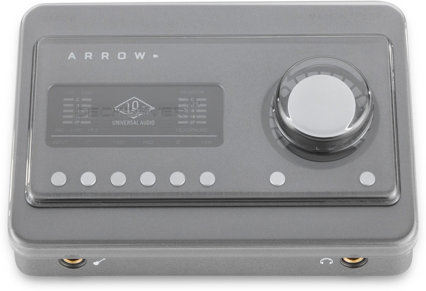 Decksaver Cover for Universal Audio Arrow and Solo, Action Position Back