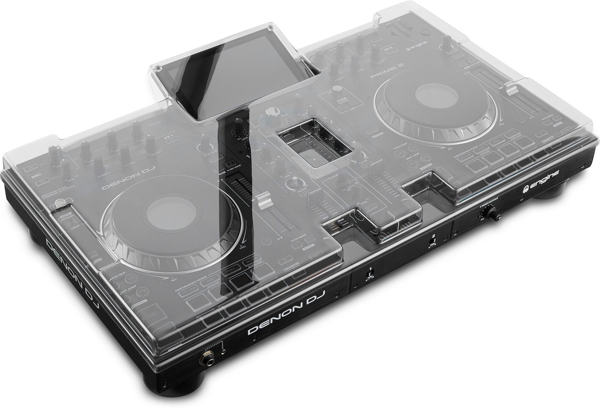 Decksaver Cover for Denon DJ Prime 2, Action Position Back
