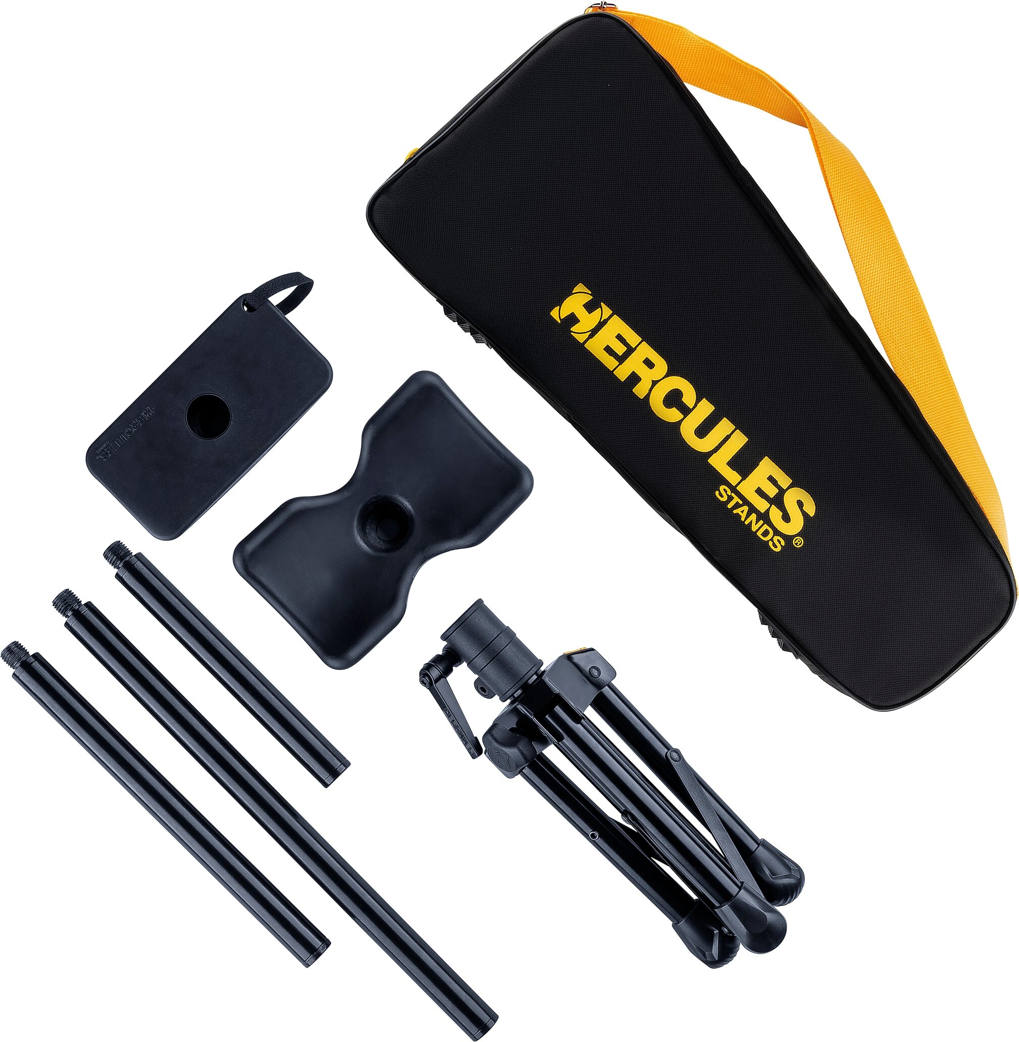 Hercules DS753BB 2-Way Low Brass Stand, New, Action Position Back
