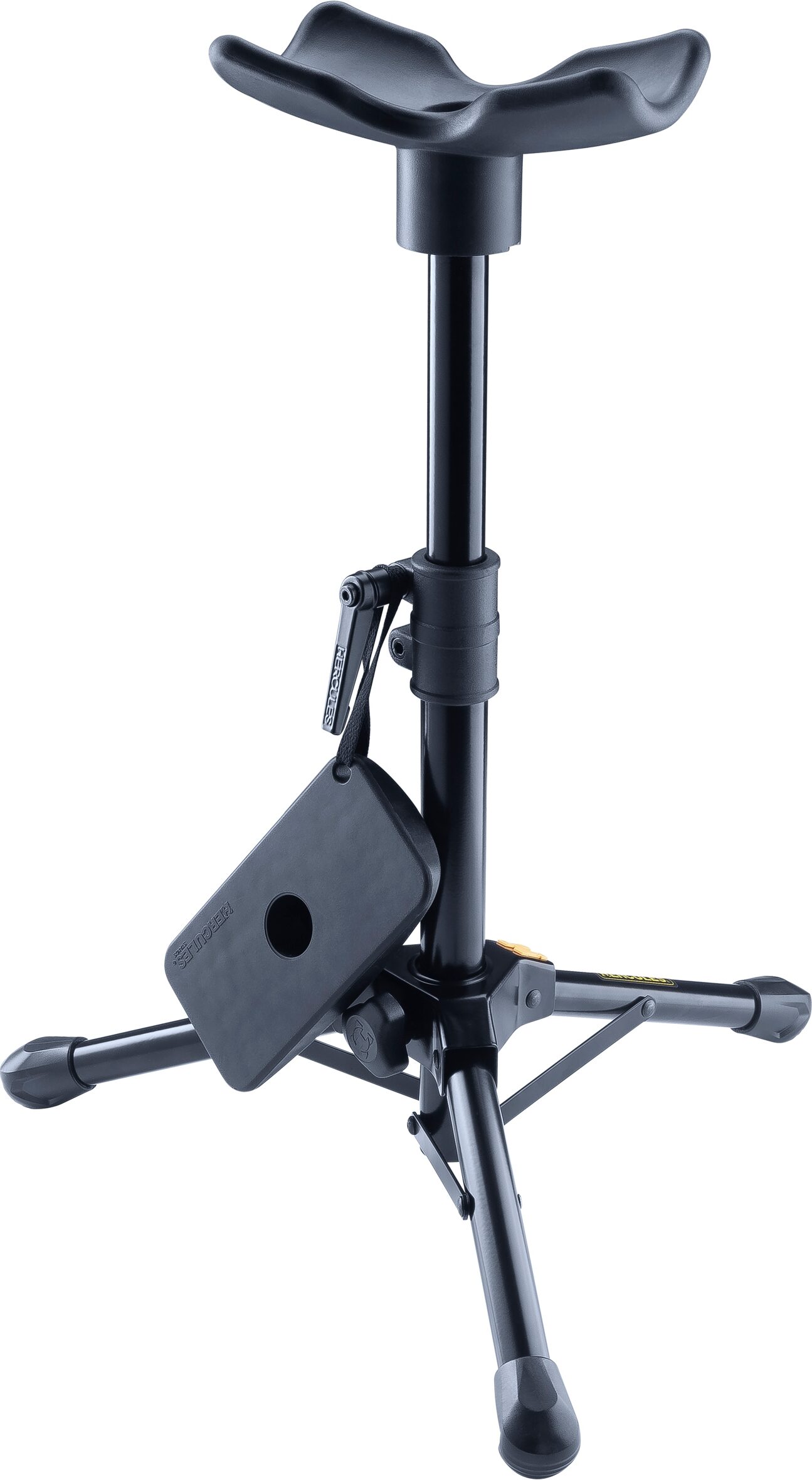 Hercules DS753BB 2-Way Low Brass Stand, New, Action Position Back