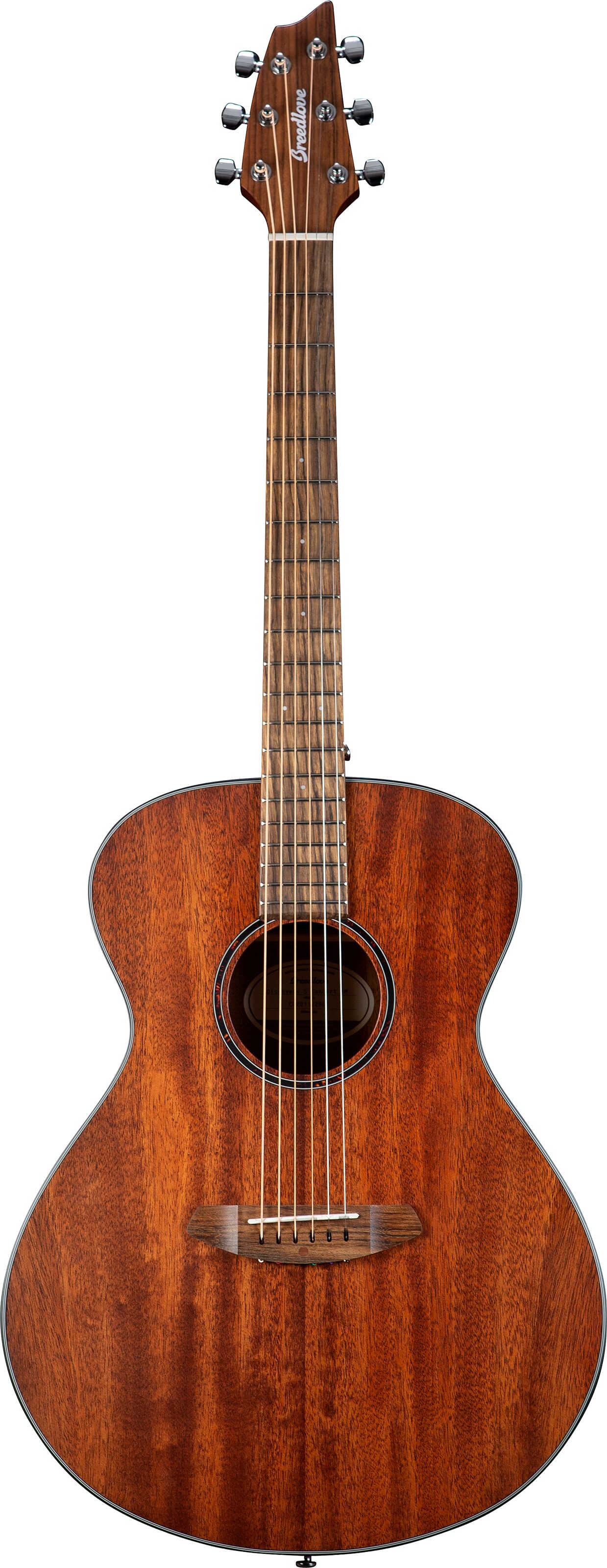 Breedlove ECO Discovery S Concert Acoustic Guitar, Action Position Back