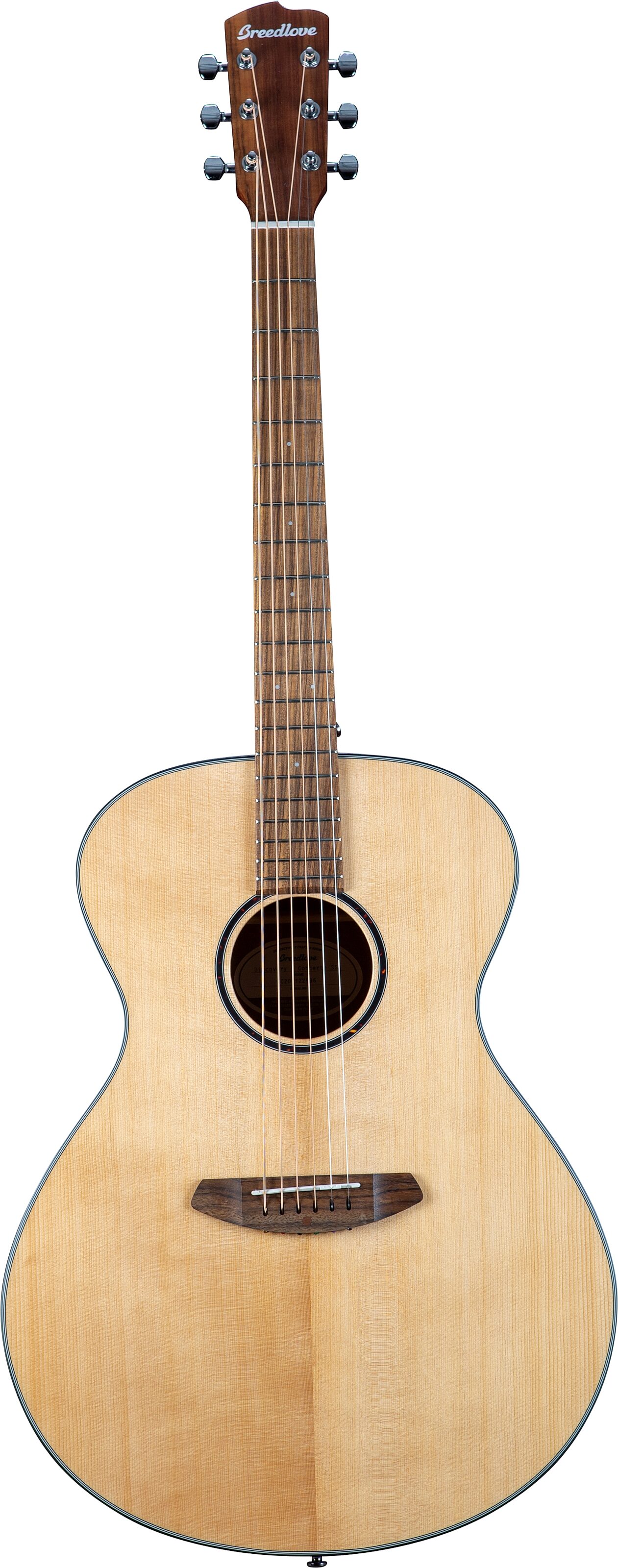 Breedlove ECO Discovery S Concerto Dreadnought Acoustic Guitar, Action Position Back