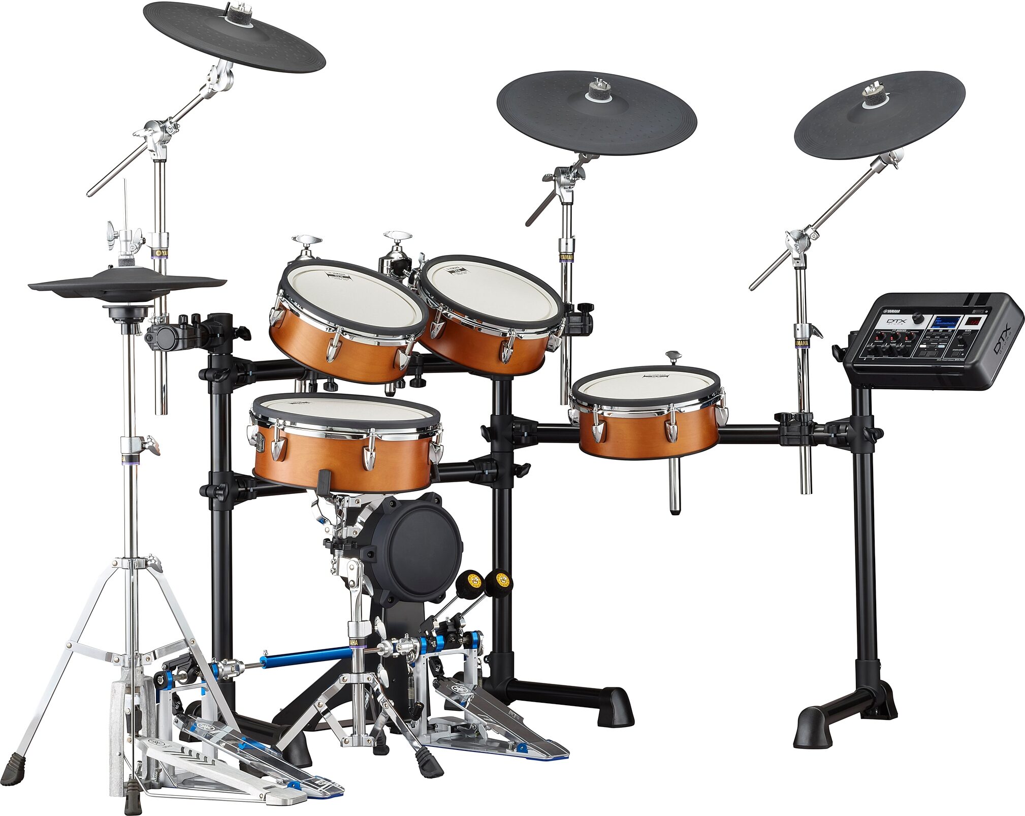 Yamaha DTX8K-M Mesh Electronic Drum Kit, Action Position Back