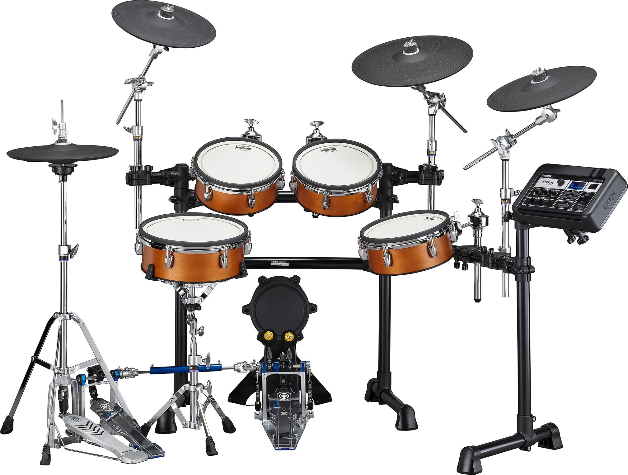 Yamaha DTX8K-M Mesh Electronic Drum Kit, Action Position Back