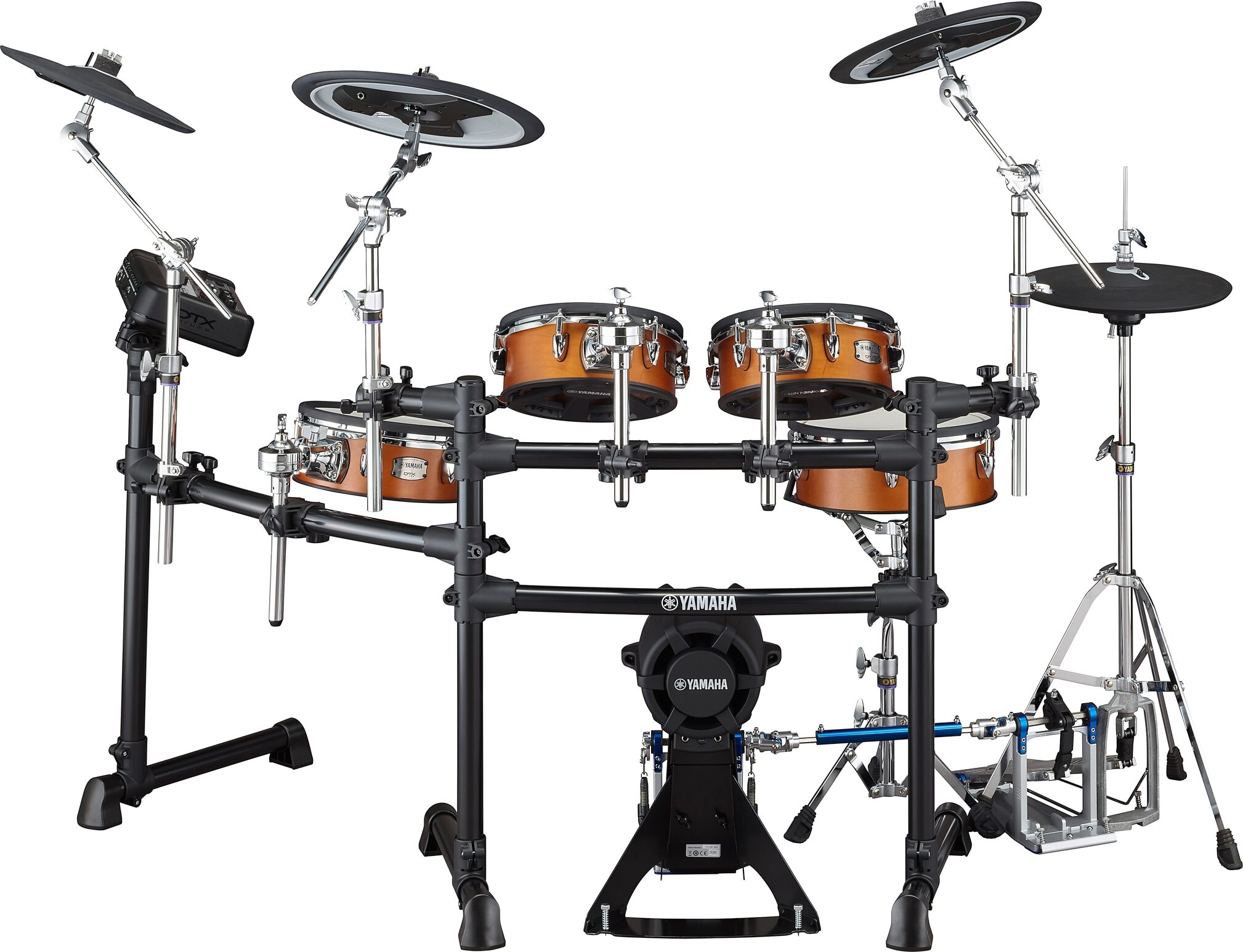 Yamaha DTX8K-M Mesh Electronic Drum Kit, Action Position Back