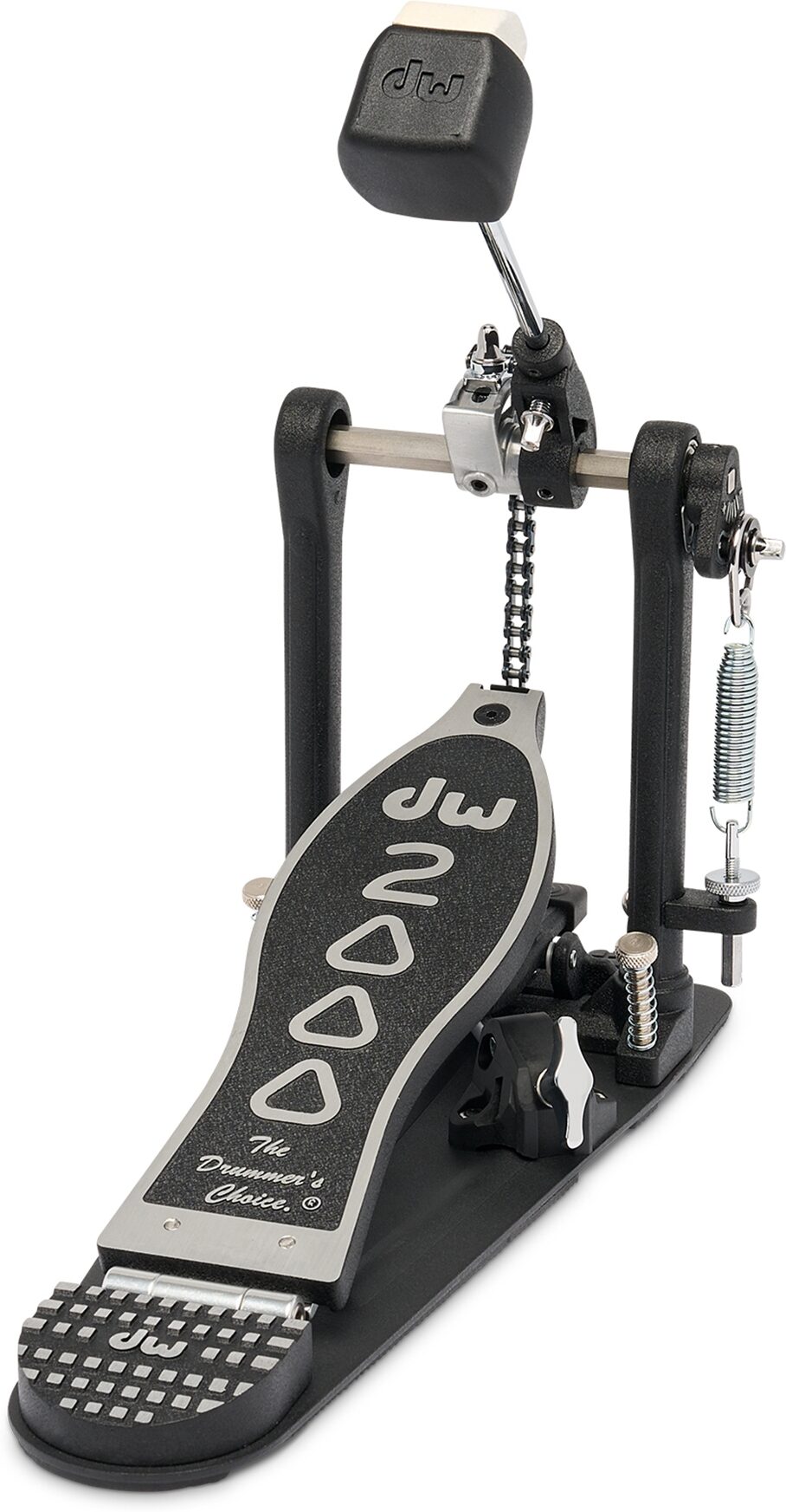 Drum Workshop 2000A Single Bass Drum Pedal, Open Box (Like New), Action Position Back