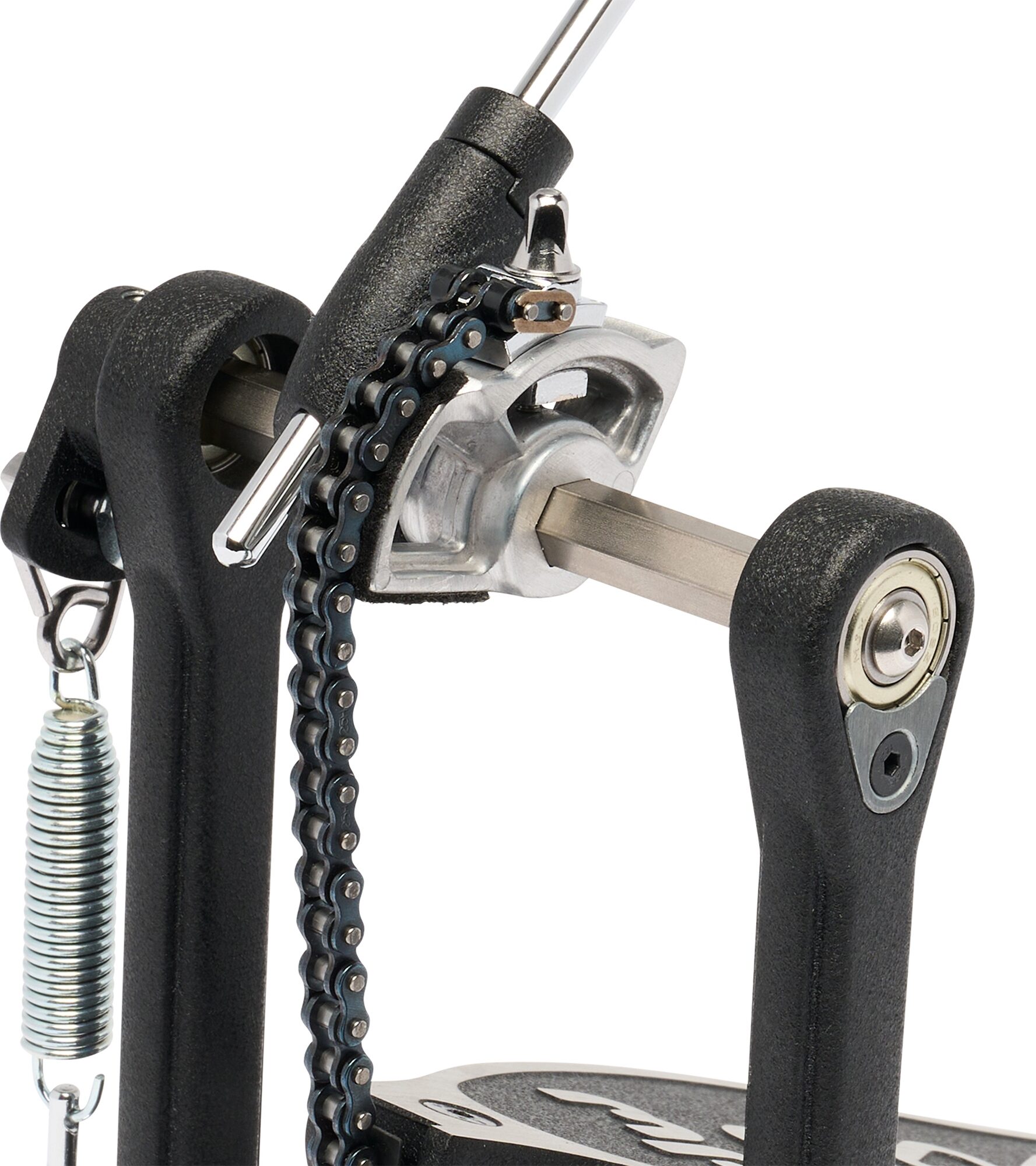 Drum Workshop 2000A Single Bass Drum Pedal, Open Box (Like New), Action Position Back