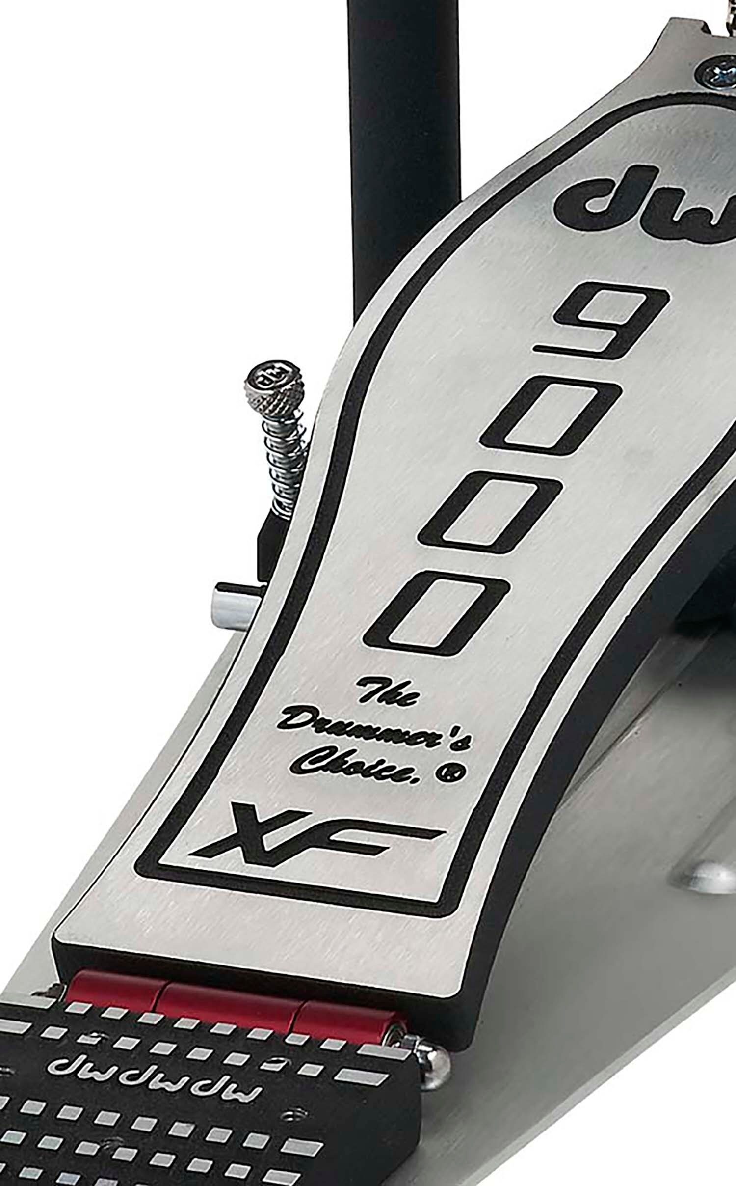 Drum Workshop 9000 Series Double Bass Pedal XF (with Case), New, Action Position Back