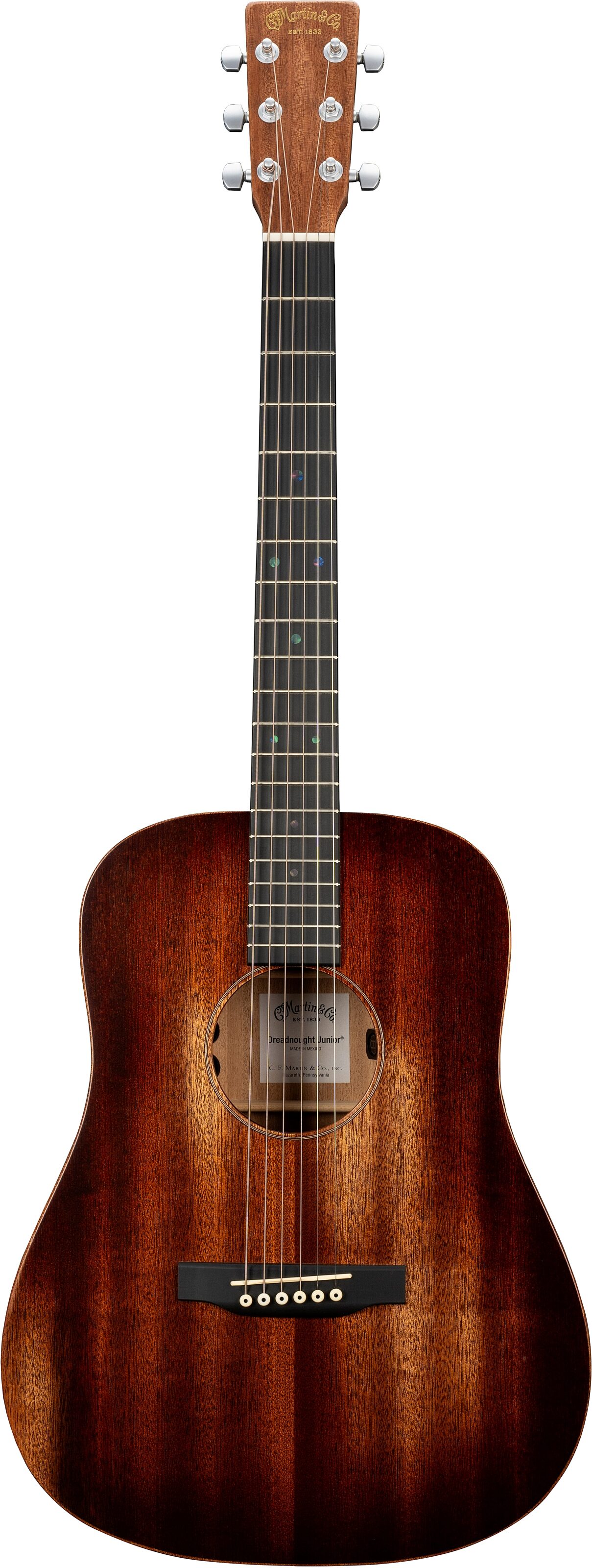 Martin D Junior E StreetMaster Acoustic-Electric Guitar, New, Action Position Back