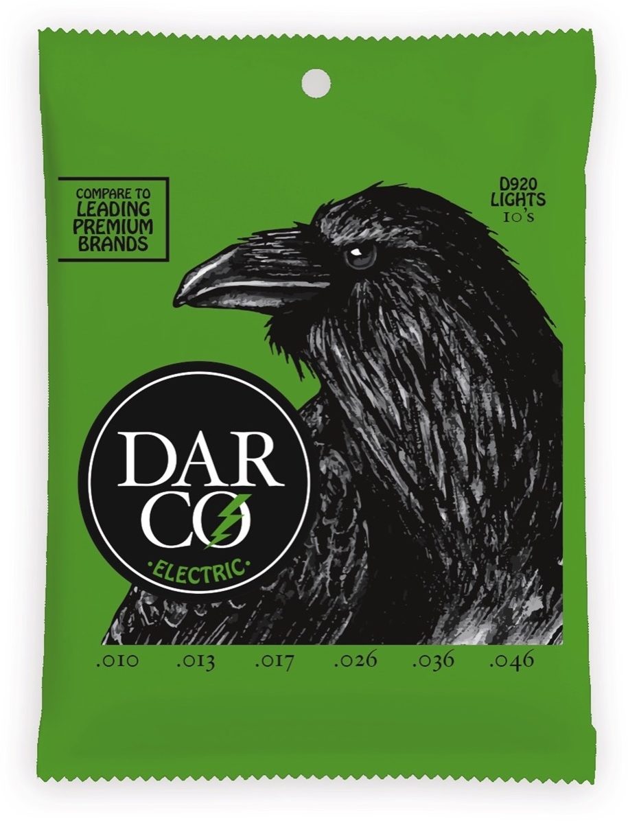 Darco Nickel Electric Guitar Strings, 10-46, D920, Light, Main
