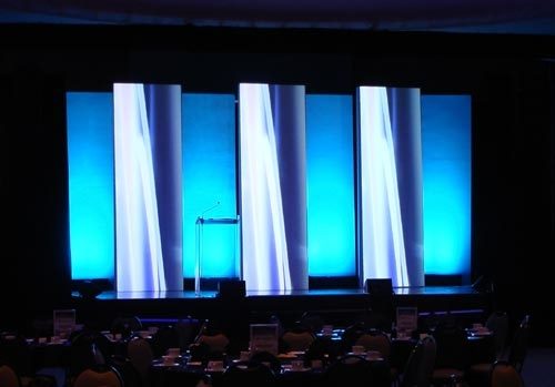 Elation Design LED 12 Brick DMX Light, In Use 2
