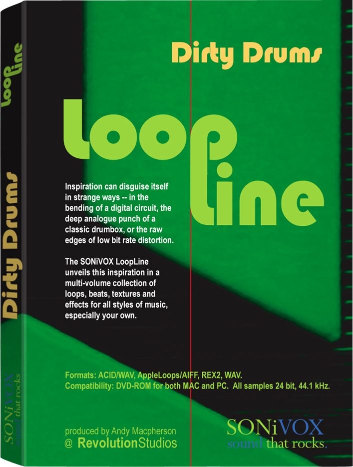 SONiVOX LoopLine Dirty Drums Loop Library, Main