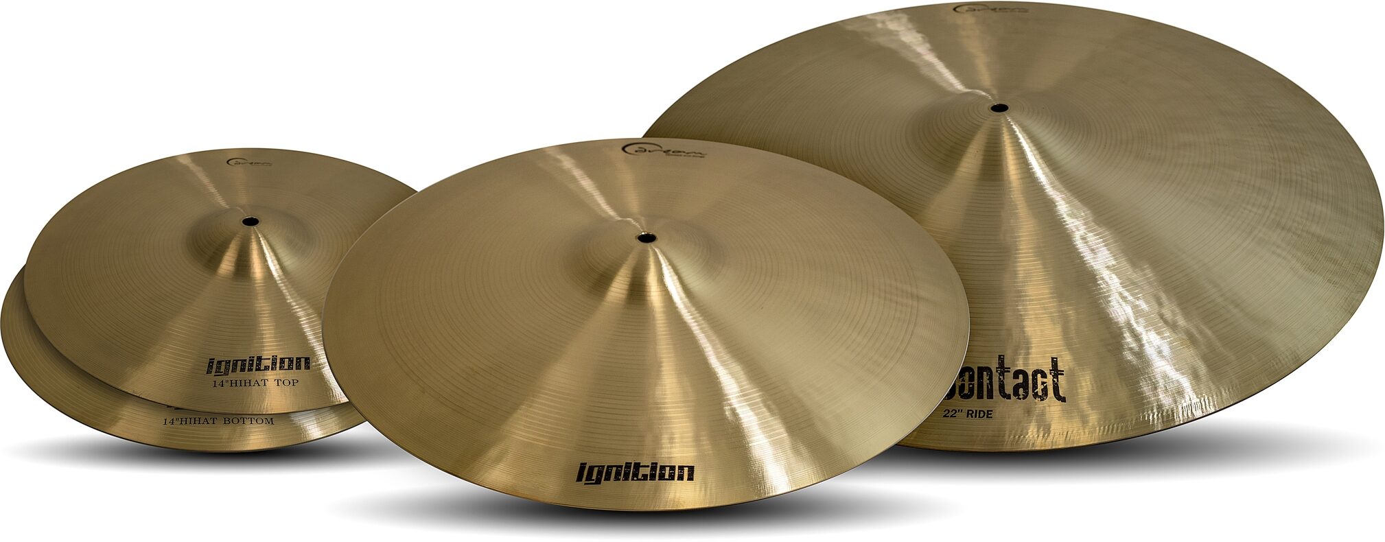 Dream IGNCP3Plus Ignition Cymbal Pack, New, Action Position Back