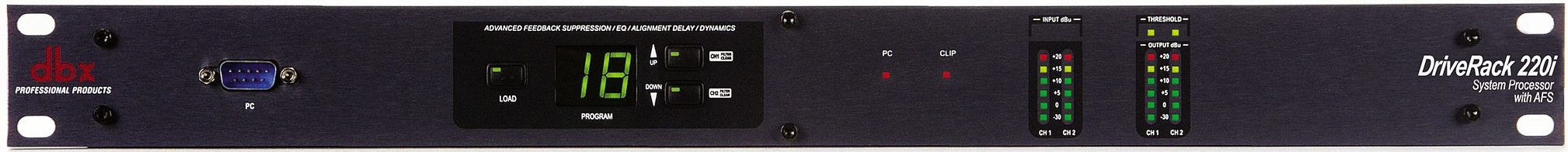 dbx DriveRack 220i System Processor, Main
