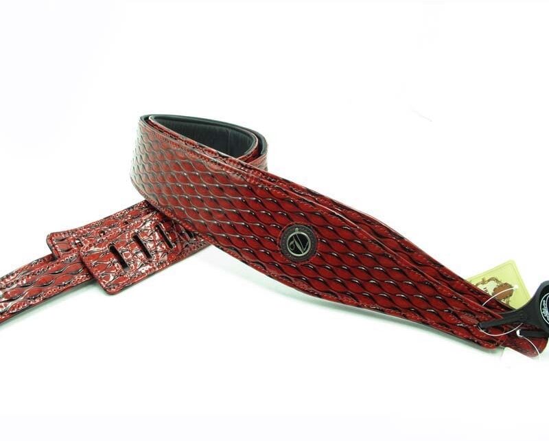 Vorson Scale Guitar Strap, Red