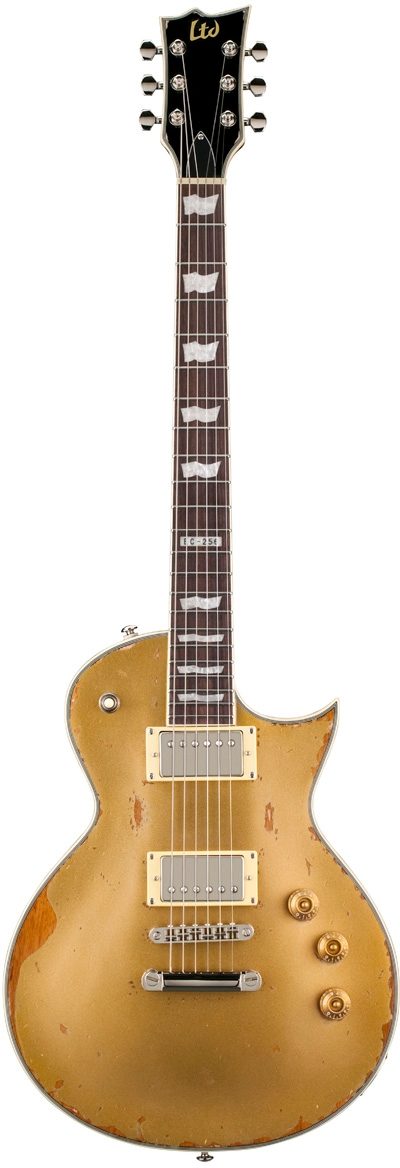 ESP LTD B254 Electric Bass, Aged Vintage Gold